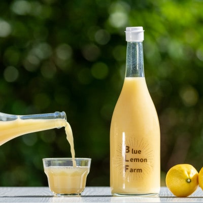 愛媛　ブルーレモンファームのレモン果汁　720ml×3本セット
