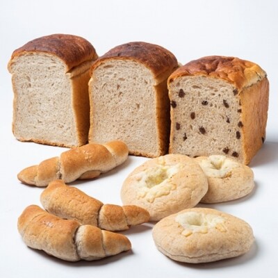 とかち有機JAS認定「焙煎ふすま」を使った山食パン【1214】