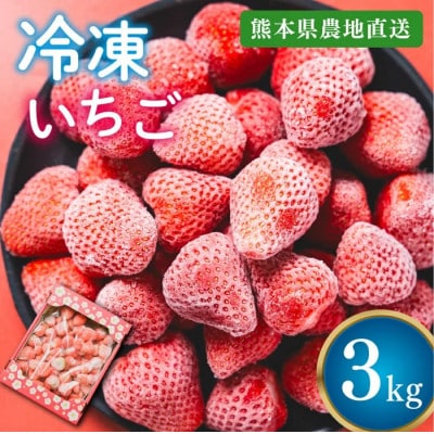【熊本県産】ゆうべに 冷凍イチゴ 3kg