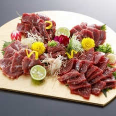 【熊本　と畜】　赤身馬刺し　ロース　約200g(玉名市)