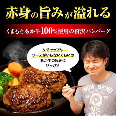 【さとふる限定】くまもとあか牛ハンバーグ150gx10個　熊本県玉名市