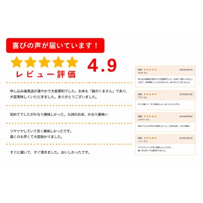 熊本県玉名市産　森のくまさん 5kg