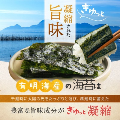 有明海産　味もみ海苔 約300g(100g×3)(玉名市)