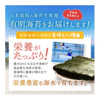 有明海産　味もみ海苔 約100g(玉名市)