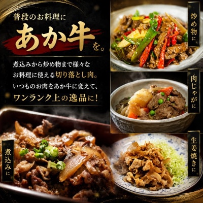 本場熊本産!あか牛 切り落とし 約2kg(玉名市)