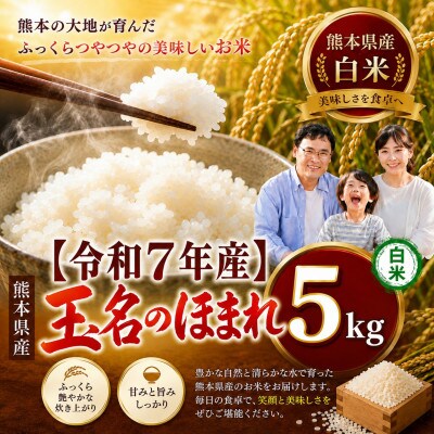 【令和7年産】 熊本県産　玉名のほまれ(白米) 5kg