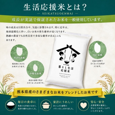 【令和7年産】暮らし生活 米農家 応援米(白米)15kg