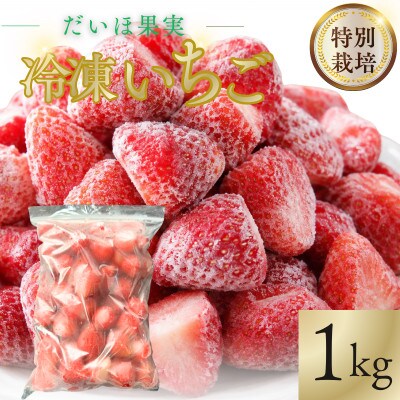 だいほ果実 冷凍いちご 1kg(1パック)