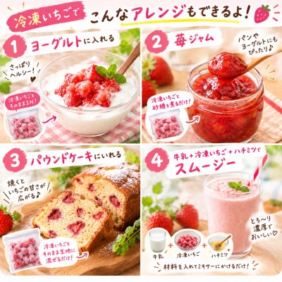 だいほ果実 冷凍いちご 1kg(1パック)