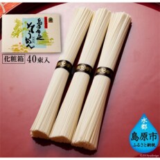 本場の味を堪能する　島原の手延べ素麺(化粧箱・40束入) | ふるさと納税のお礼品