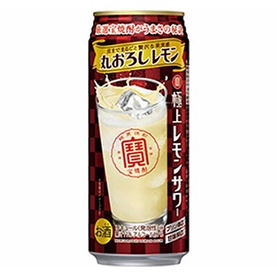 寶「極上レモンサワー」<丸おろしレモン> 500ML24本入