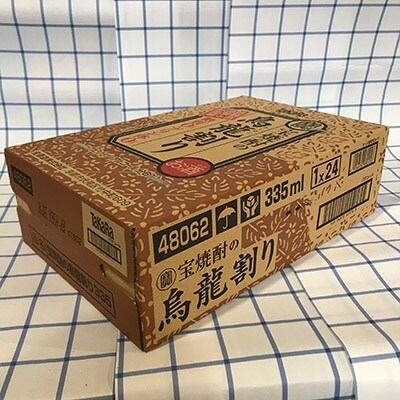 「宝焼酎の烏龍割り」　335ml　24本入
