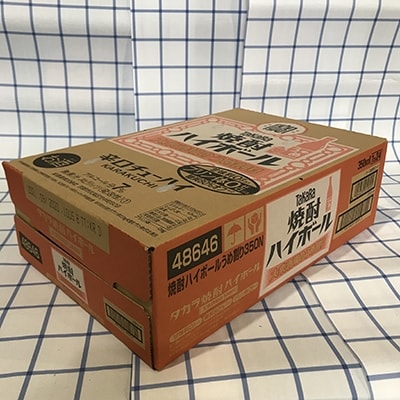 タカラ「焼酎ハイボール」<大衆酒場のうめ割り>　350ml　24本入