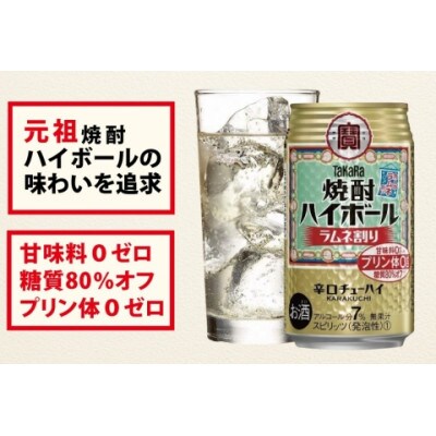 【毎月定期便】タカラ「焼酎ハイボール」<ラムネ割り>　500ml　24本入　SAJ402　全6回