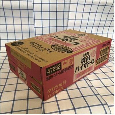 【毎月定期便】タカラ「焼酎ハイボール」<梅干し割り>　350ml　24本入　SAJ364　全12回