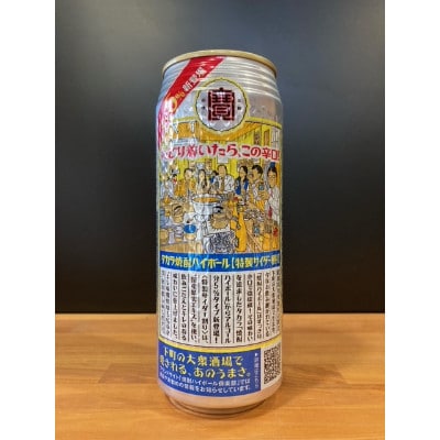 【毎月定期便】タカラ「焼酎ハイボール」5%<特製サイダー割り>500ml24本入　SAJ425全3回