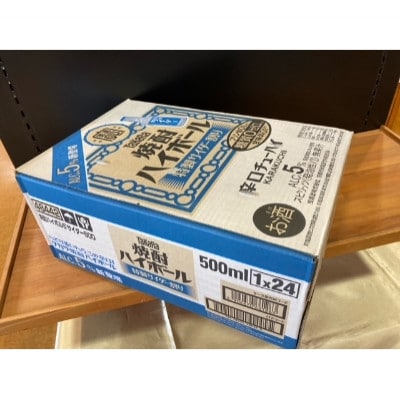 【毎月定期便】「焼酎ハイボール」5%<特製サイダー割り>500ml24本入　SAJ427　全12回