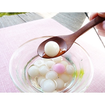 「水の都島原」で、愛されて続けてきた白玉スイーツ『かんざらし』(8食入り)