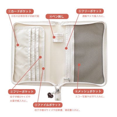 マルチケース(ファスナータイプ)北欧フラワー シトラス Lモデル 1個