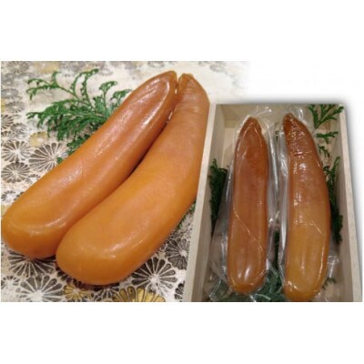 お料理店「まどか」 高級からすみ 2本 桐箱入り