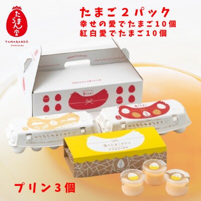 愛でたまご2種&愛でたまごプリンセットA