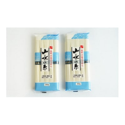 寒製　島原手延そうめん 山水の糸　2袋(5束×2)DE054