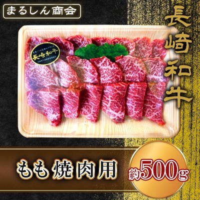長崎和牛 もも焼肉用 約500g(島原市) AJ506