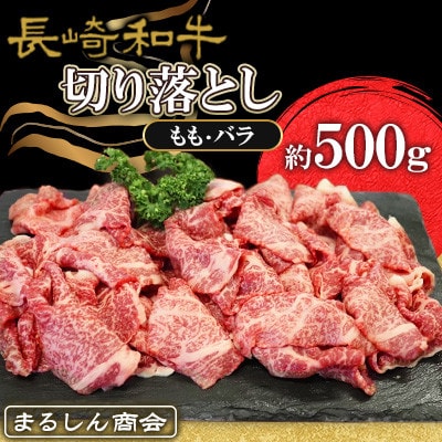 長崎和牛 切り落とし(もも・バラ) 約500g(島原市) AJ509