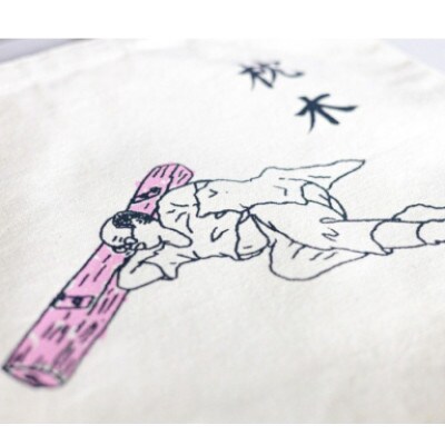 島原鉄道あるあるトートバッグ(枕木)　1点(島原市)