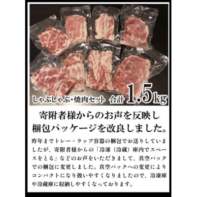 舞豚しゃぶしゃぶ焼肉セット