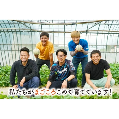 【さとふる限定】【先行受付】【令和9年度出荷分】島原赤肉メロン「マルセイユ」(3L×2玉)