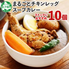 【北海道】北国のまるごとチキンレッグスープカレー300g×10個 578