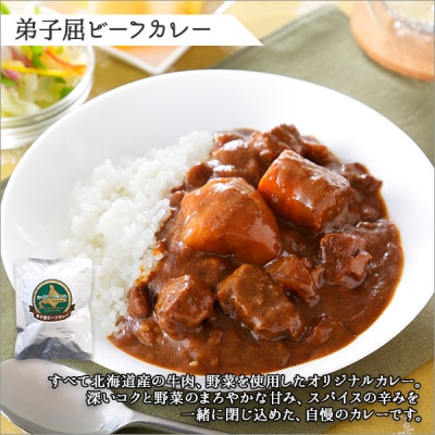 【のし付】【北海道】北国の弟子屈ビーフカレー×5個&丸ごとチキンレッグスープカレー×5個 582