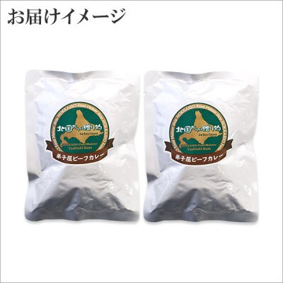【のし付】【北海道】北国の弟子屈ビーフカレー(中辛)200g×2個 548