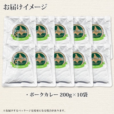 【北海道】弟子屈ポークカレー(中辛) 10個 776