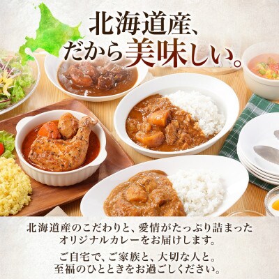 バターチキンカレー(中辛) 2個、弟子屈ビーフカレー(中辛) 2個 1443