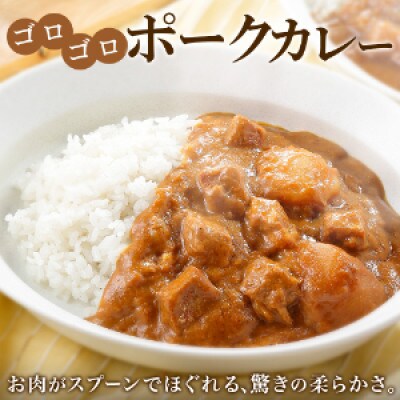 【のし付】【北海道】弟子屈ポークカレー(中辛) 2個 774