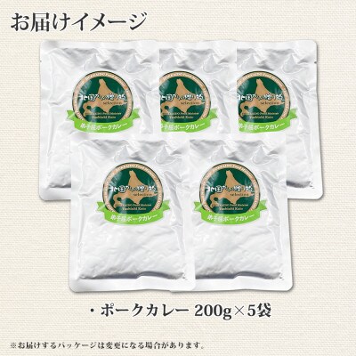 【のし付】【北海道】弟子屈ポークカレー(中辛) 5個 775