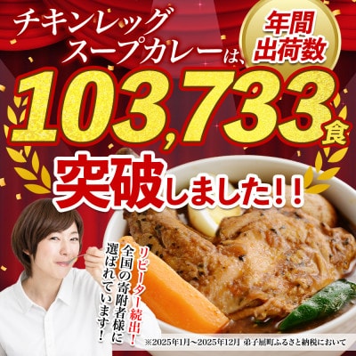 北海道 弟子屈 チキンレッグ スープカレー お試し 300g×1個 お手軽レトルトカレー 3443