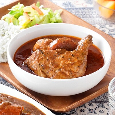 2022年3月発送開始『定期便』北国のまるごとチキンレッグスープカレー300g×2個 全3回