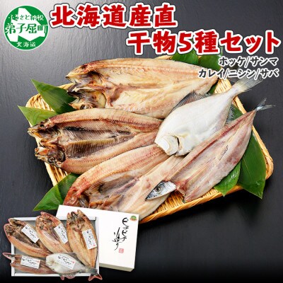 【2023年3月中旬発送】【のし付】干物 ピチピチ造り 5種/5点 北海道 弟子屈町 1319