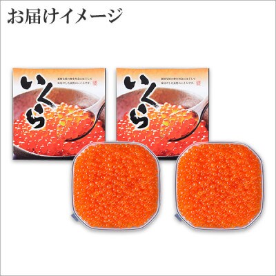 【のし付】【北海道】厳選 いくら醤油250g前後×2箱( 化粧箱付) 約4-8人前 406
