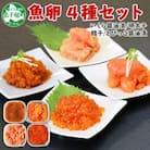 【のし付】魚卵食べ比べセット各150g いくら 明太子 たら子 とびっこ 北海道 弟子屈町 2957