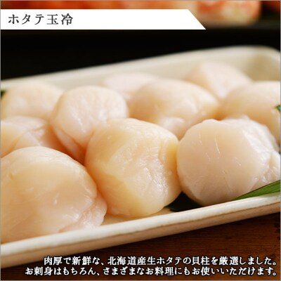 【2023年2月上旬発送】ズワイガニポーション500g ホタテ 300g 北海道 弟子屈 1299