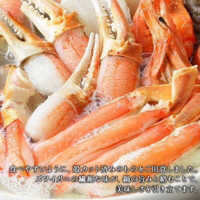 厳選 海鮮カニ鍋セット 鮭 鱈 ホタテ 蟹 エビ約4-5人前 北海道 弟子屈町 1195