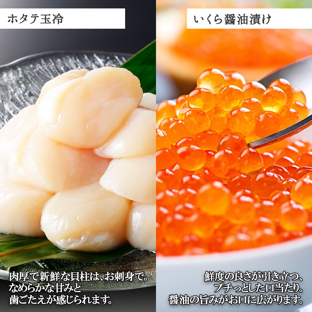 【のし付】【さとふる限定】蟹ズワイしゃぶ1kg&いくら200g&ホタテ300g 弟子屈町 3246