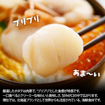 【のし付】【北海道】厳選 帆立 玉冷 貝柱 生ほたて 刺身用 2kg前後 615