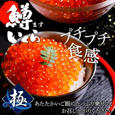 【のし付】鱒いくら醤油漬け 500g前後 5～6人前 北海道 弟子屈町 2919