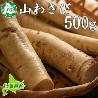 【北海道】 天然 山わさび 500g前後 弟子屈町より直送 3166