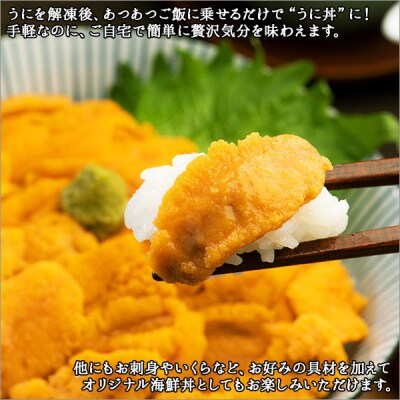 【2024年2月上旬発送】【のし付】ウニ 200g 約4人前 北海道 弟子屈町 2134